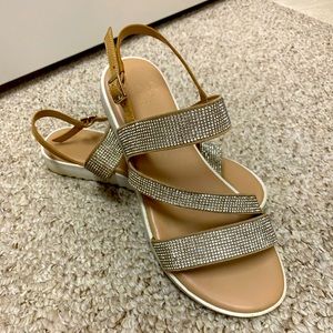 Gianni Bini Rhinestone Sandals 7.5
